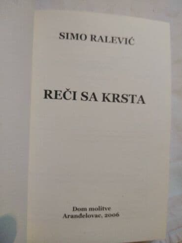 pijev život knjiga: Knjiga: Reci sa krsta autor Simo Ralevic,97 str. 17 cm — 2