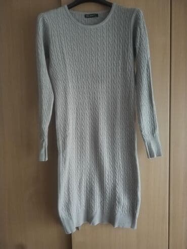 liu jo haljine 2023: L (EU 40), color - Beige, Long sleeves — 1