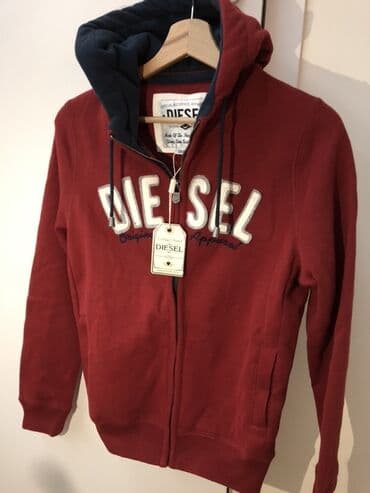 ponco za zimu: Diesel, S (EU 36), color - Red — 1