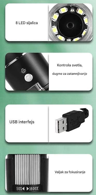 punjaci za ajfon: Nov elektronski mikroskop sa uveličanjem 1600 x. Ima vakum šolju za — 7