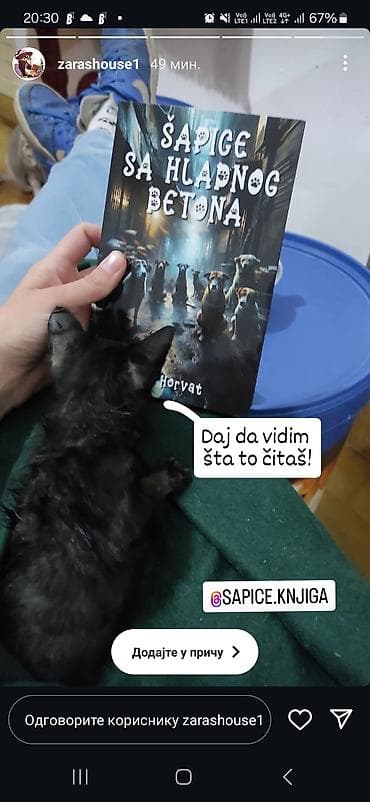 veliki sat: Knjiga: Šapice sa hladnog betona – Tina Horvat - Žanr: savremena — 9
