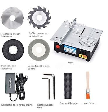 lisicarka testera lidl: Nova mala stona testera snaga 96W. Ima laserski izgravirane podeoke za — 9