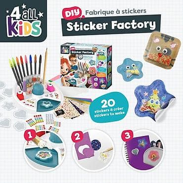 šljokičaste haljine: Fabrika nalepnica 106319 Buki – kreativni DIY set za pravljenje — 2