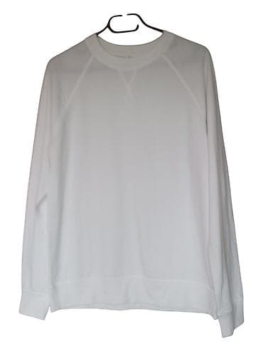 Beli tanji duks ili majica dugih rukava bez kapuljače – Next Level