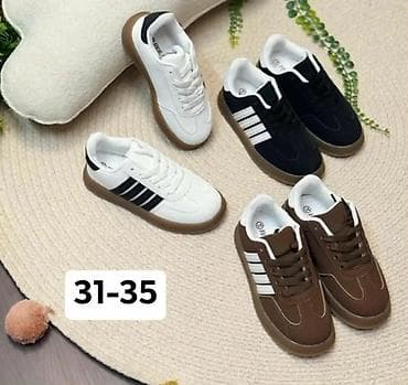 Gležnjače: Dečije patike – veličine 31–35 - Model: niske patike sa vezivanjem. - — 1