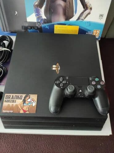 mini klima: **REZERVISANO** Prodajem**Sony Playstation 4 PRO** 1TB konzolu — 5