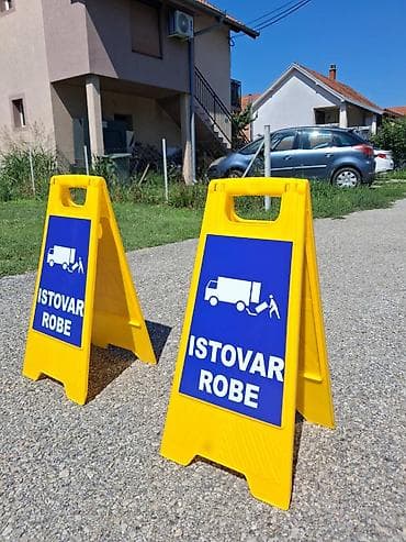 kotao za grejanje: ISTOVAR ROBE - Plastična A tabla Tabla je plastična, lagana je, lako — 2