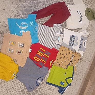 Paket dečije garderobe za dečaka . Mešavina majica, dukseva, košulja i na lalafo.rs Paket dečije garderobe za dečaka . Mešavina majica, dukseva, košulja i