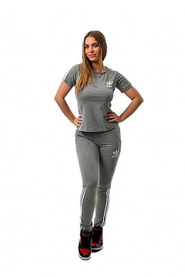 zenski butici kragujevac: Trenerke komplet majica kratkih rukava i donji deo. Adidas (logotip na — 7