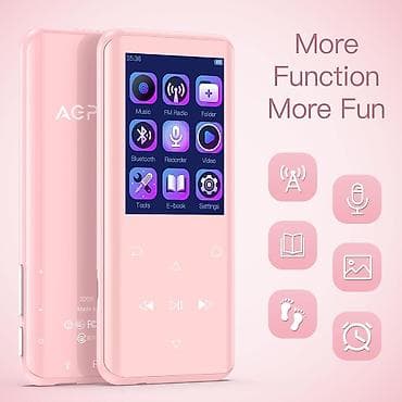 aparat za sendvice lidl: MP3 plejer sa Bluetooth 5.2 i 32GB memorije (pink) – masivan prostor — 8