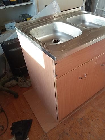 ormari za decu: Kuhinjski element sa duplim inox sudoperom 60x80. - Gornja ploča — 3