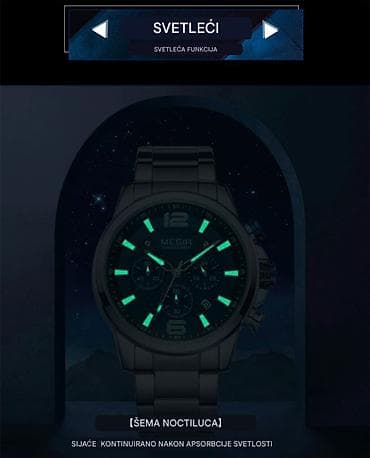 longines beograd: Nov ručni sat od nerdjajućeg čelika. Ima funkcionalne hronografe — 4