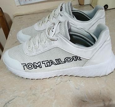 nike patike za odbojku: Tom Tailor muške patike – bele - Model: niskoprofilne patike sa — 3