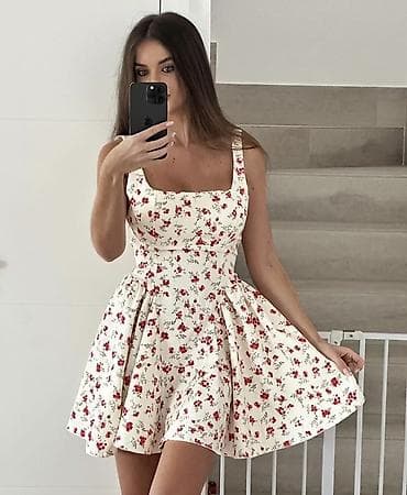 Haljine: ✅Ženska mini haljina sa cvetnim printom
✅S M L
✅2200 din — 5