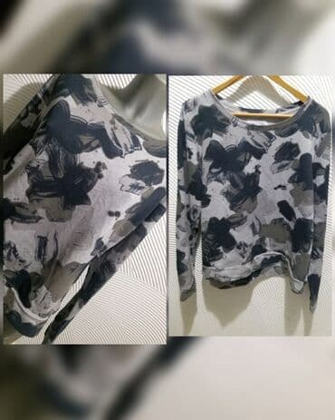 3 decembar duks: H&M baggy duks cvetnog dezena L-XL Deblji,prelepog dezena kao nov — 4