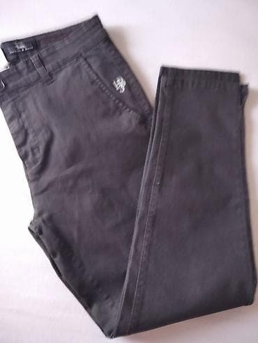 muške svečane pantalone: Muške chino pantalone Heritage & Baldwin - Boja: tamno siva - — 5