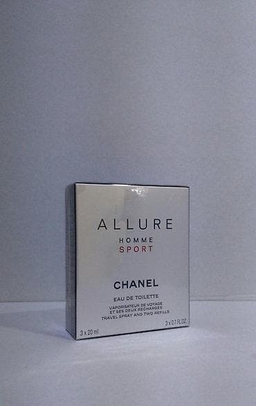 CHANEL ALLURE HOMME SPORT EDT 60ML (3X20) PURSE+REFILLS | Chanel