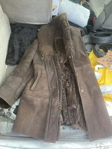 prirodne perike cena: Muški kožni kaput (šinjel) sa krznom – MK Pobeda, Jugoslavija - — 2