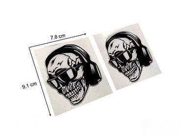 Personal Items: Lobanja - Stikeri - 1501 📌 Opis: samolepljivi stikeri izradjeni od — 2
