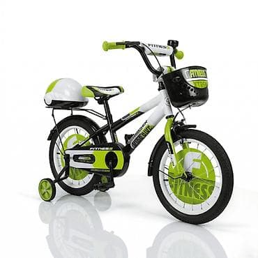 decije rukavice za zimu: Dečija bicikla 16'' Fitness Crno – Zelena (Šifra proizvoda: SM-1) — 2