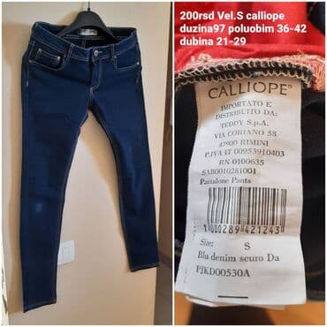 trudničke pantalone: S (EU 36), Spušteni struk, Drugi kroj pantalona — 4
