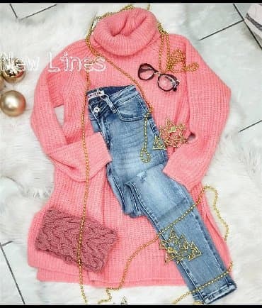 XL, Vez, Jednobojni, bоја - Roze