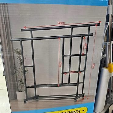 vitrine retro: Veliki luksuzni dupli stalak za odecu sa policama. Usavrsice svaku — 3