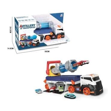 stalak za autice: Kamion katapult za autićima Dimenzije 50 x 24,6 x 14,6 cm Cena 3490 — 1