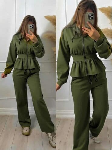 Donji veš: Ženski komplet trenerke sa kapuljačom – gornji deo + pantalone - — 3