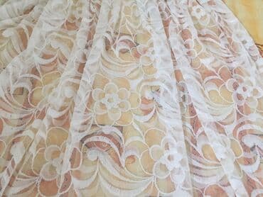 draperi za deciju sobu: Tanke i mrežaste zavese, bоја - Bela — 1