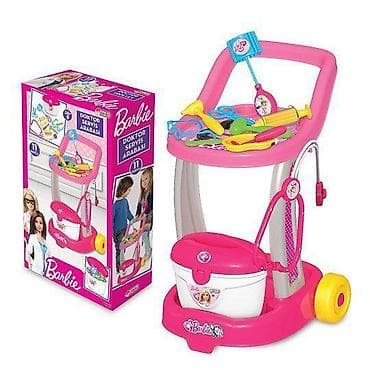 srebrne alke sa cirkonima: Barbie doktor set sa kolicima 019872 Komplet za igru uloga sa Barbie — 2