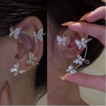 srebrni nakit kragujevac: Cena 700din/kom
Dostpne u boji srebra i boji zlata za levo i desno uvo — 1