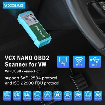 sipeta cacak gume: VXDIAG VCX NANO NX100 WiFi za VW/Audi/Škoda/Seat/Bentley VXDIAG VCX — 12