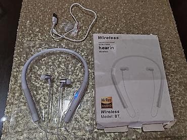 bluetooth 3.5 mm adapter: **Bežične slušalice sa trakom oko vrata – model STN-750A / h.ear in — 1