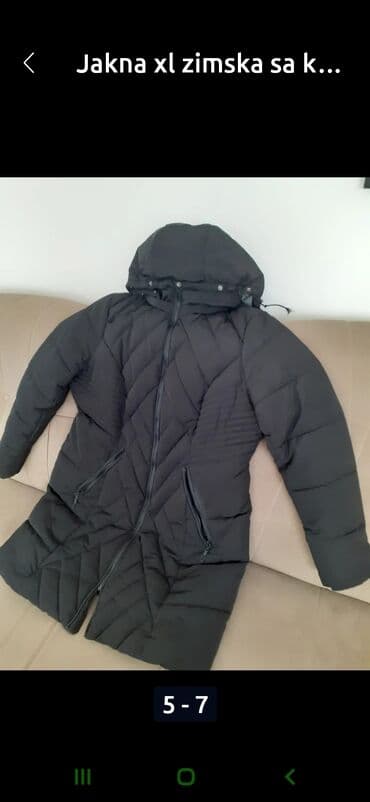 jakne sa prirodnim krznom: XL (EU 42), Single-colored, With lining — 2