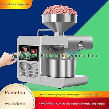 Sokovnici: Kompaktna električna presa za hladno i toplo ceđenje ulja - — 3