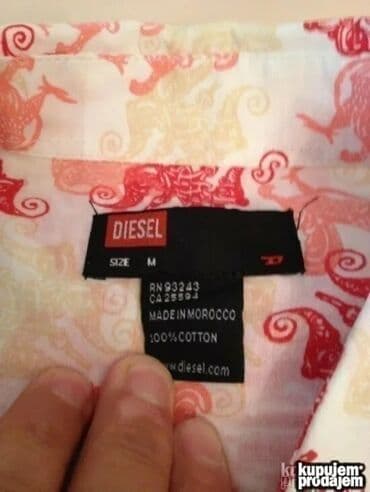 Odela: Original DIESEL kosulja L Prakticno nova nenosena. 100% extra — 3