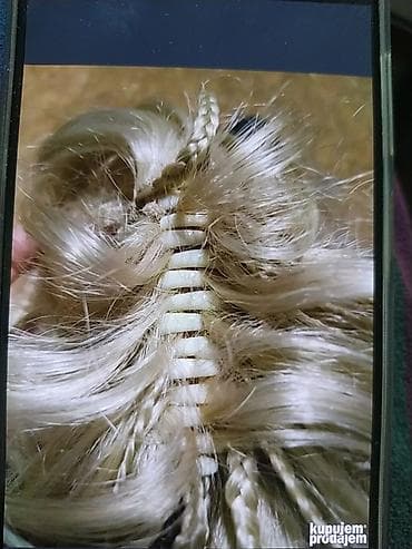 perike niš: Prodajem kosu na šnali, sa mnoštvom pletenica,gustih,prelepa boja — 3