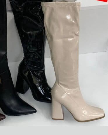 mistery shoes srbija: Čizmice za jesensku sezonu udobne u crnoj i bež boji modernog dizajna — 3