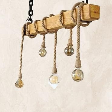 namestaj: Luster ariš 128 cm Luster od sibirskog arisa je izvanredan komad — 4