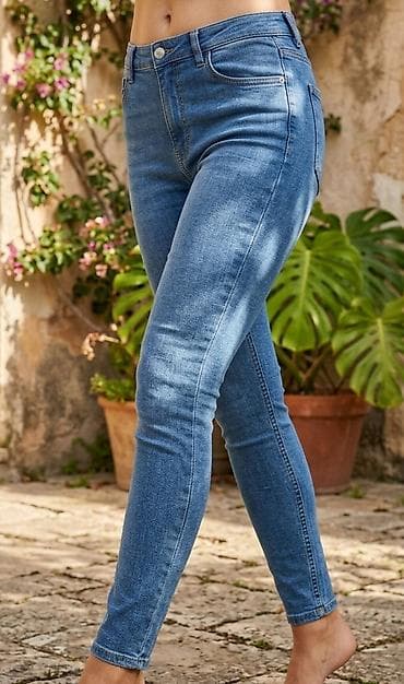 Ženske skinny farmerke – svetloplavi teksas - Kroj: uske (skinny) na lalafo.rs Ženske skinny farmerke – svetloplavi teksas - Kroj: uske (skinny)