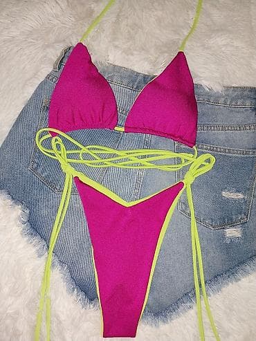 Aksesoari: Dvodijelni kupaći kostim – trokutasti bikini - Model: klasični — 7