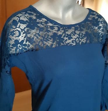 Women's Footwear: AMISU ženska bluza, teget plava. - Veličina: M - Dužina: 55 cm - — 1