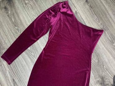 h: M (EU 38), color - Purple, Evening, Other sleeves — 2