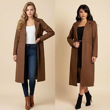 salonke broj 35: Elegantni ženski kaput – klasičan kroj do ispod kolena - Model — 3