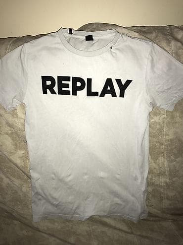 satenska majica: Original Replay majica S 100% cotton Ramena 43cm, duzina 69cm TOP Samo — 1