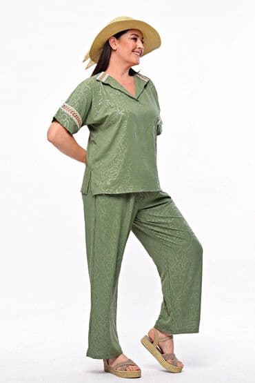 ženski kompleti za punije: ***Hit kompleti za punije dame cena 3600 Pamuk viskoza elastin Siri — 12