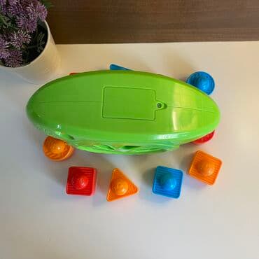 volan igracka za decu: Fisher Price muzicki interaktivni puz sa kockama razlicitog oblika — 6