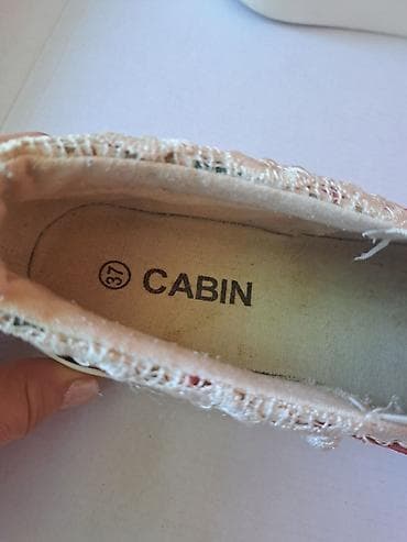 and 1 harmonika patike: Ženske slip-on patike CABIN, veličina 37. Gaziste 23,5 cm.Visina — 4