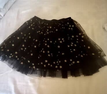 heklane suknje za devojcice: Midi, 128-134, color - Black — 1